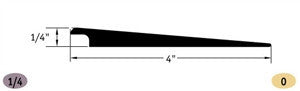 Johnsonite Wheeled Traffic Transition CTA-XX-JL Flooring Components 1/4"