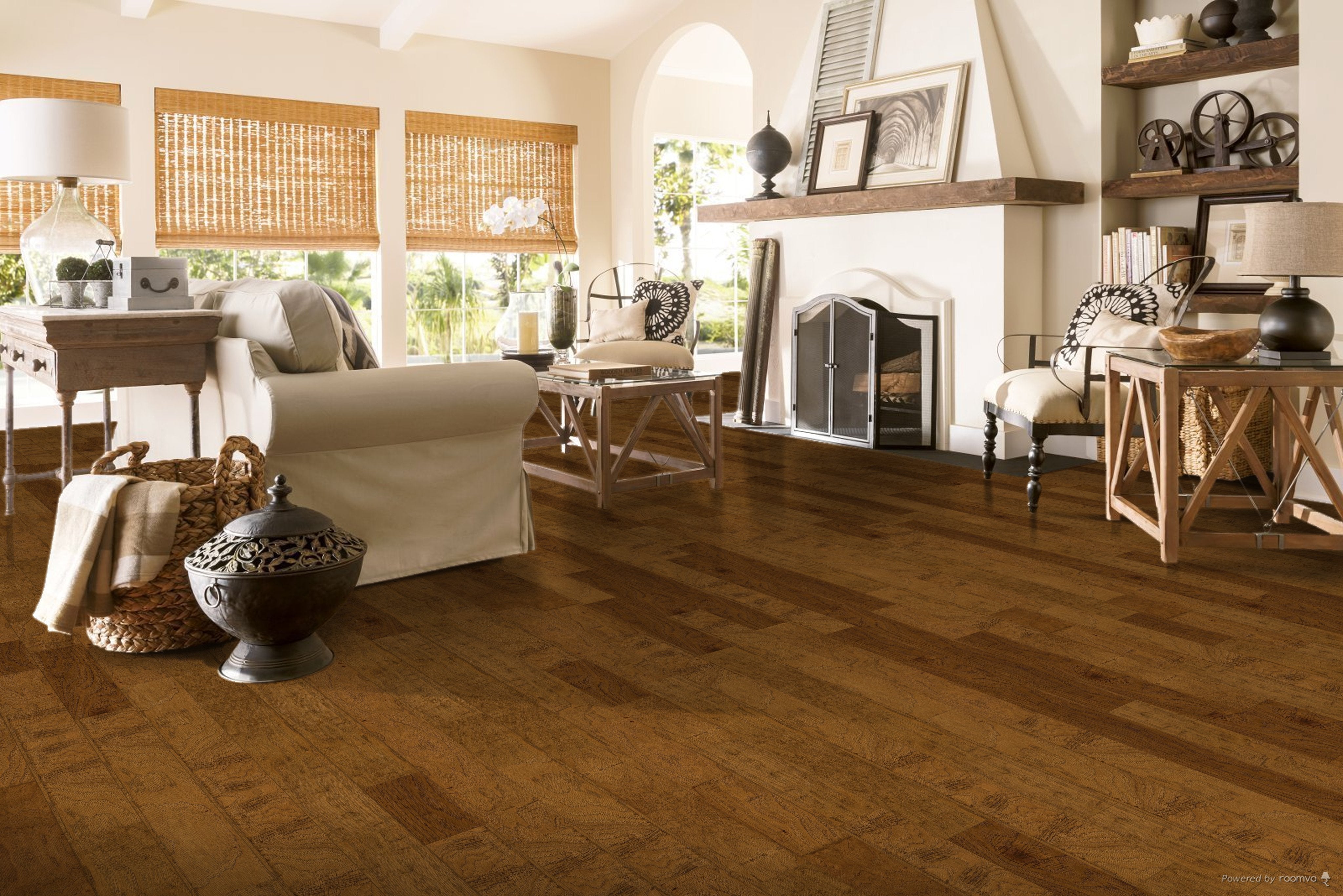 Bruce Frontier BRUEEL5200EE Golden Brown  5" x 10″- 60″ Hickory Engineered Hardwood (36.5 SF/Box)