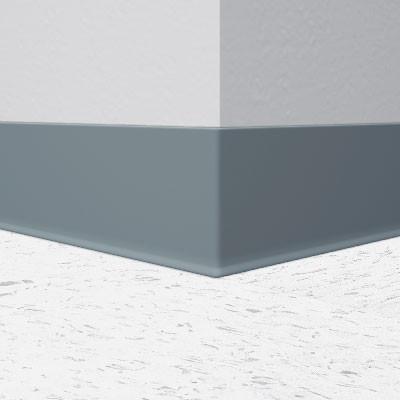 Flexco Base 2000 Wall Base 014 Medium Gray 4" x 120' by 1/8" Straight (Toeless)