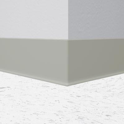 Flexco Vinyl Wall Base 025 Light Gray 6" x 120' by 1/8" Cove (with Toe)