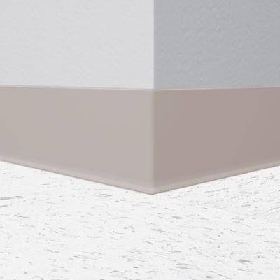 Flexco Vinyl Wall Base 033 Doe 6" x 4' by 1/8" Cove (with Toe)
