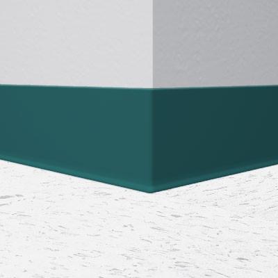 Flexco Vinyl Wall Base 052 Polo Green 6" x 4' by 1/8" Cove (with Toe)