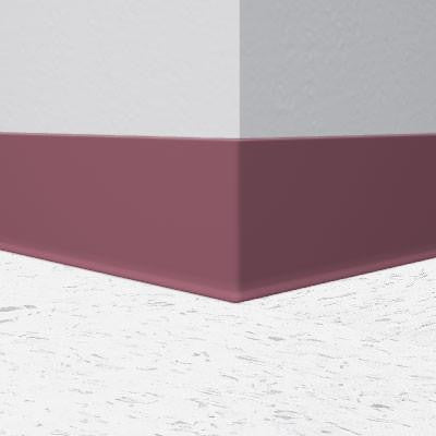 Flexco Vinyl Wall Base 059 Plum Pudding 6" x 120' by 1/8" Cove (with Toe)