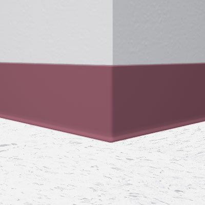 Flexco Vinyl Wall Base 059 Plum Pudding 4" x 120' by 1/8" Cove (with Toe)