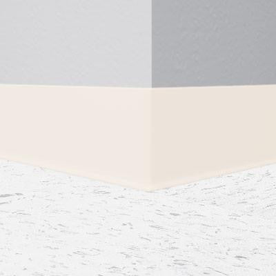 Flexco Vinyl Wall Base 089 Antique White 6" x 120' by 1/8" Cove (with Toe)