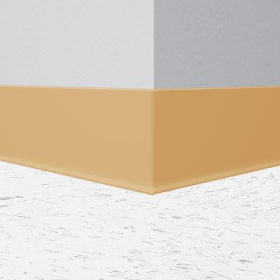 Flexco Vinyl Wall Base 096 Goldenrod 6" x 120' by 1/8" Cove (with Toe)