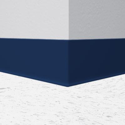 Flexco Vinyl Wall Base 099 Midnight Blue 6" x 4' by 1/8" Cove (with Toe)