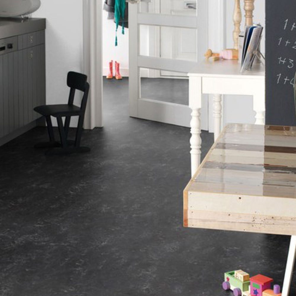 Forbo Black Linoleum Squares