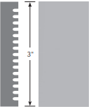 Roppe Contours Candid PV3060 639 Beigewood 3" X 8' by 3/8" (40 Ft. / Box)