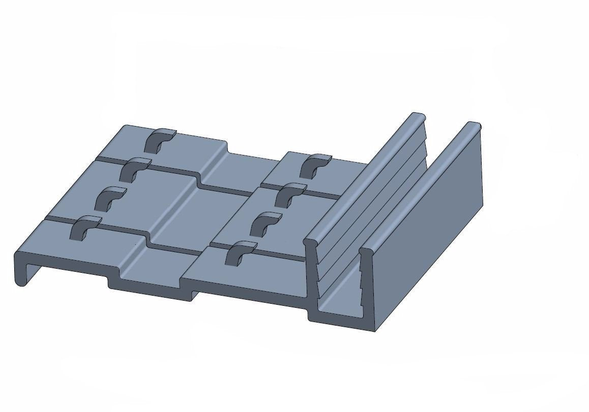 Tarkett / Johnsonite MTC-00-B Track Base Contour Pin for Stretch In 1-1/8" to 21/64" 144' LF/Box (12 pieces per box)