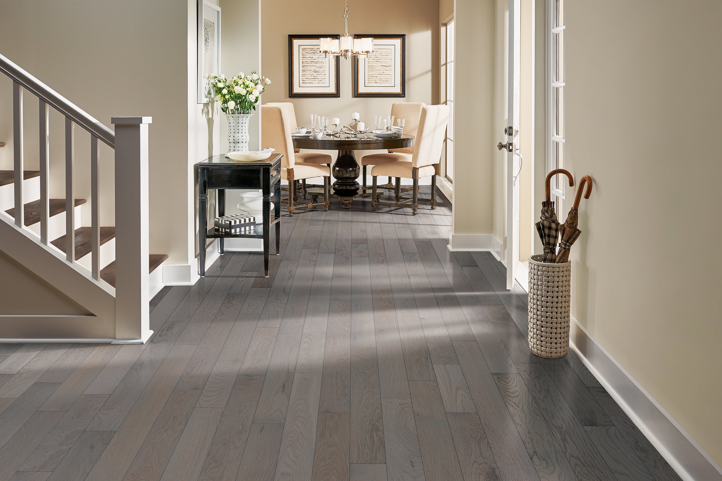 Bruce Solid Hardwood Flooring Oak Dundee Seaside Calm 4" CB4260LG