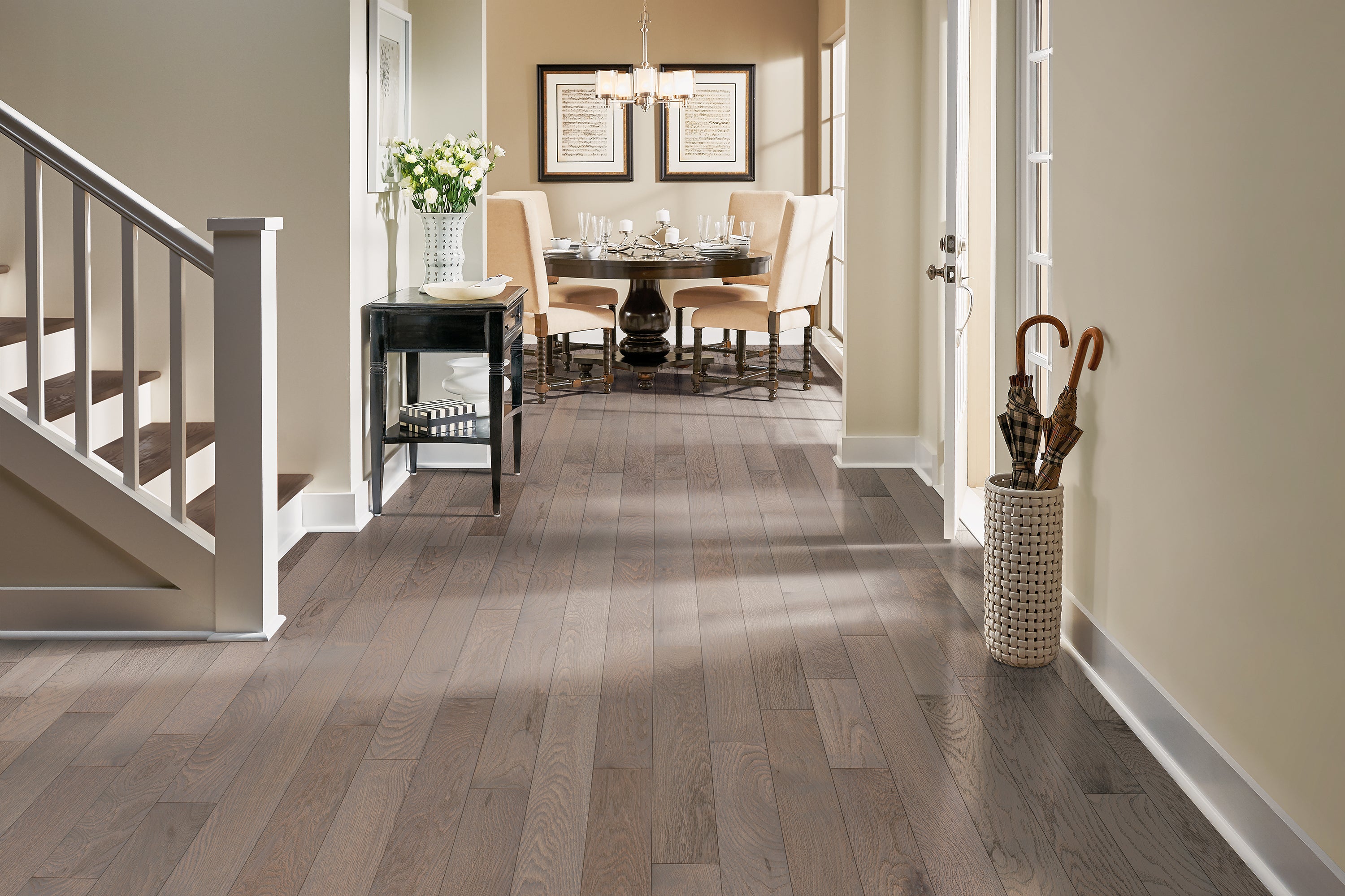 Bruce Solid Hardwood Flooring Oak Dundee First Frost 4" CB4265LG