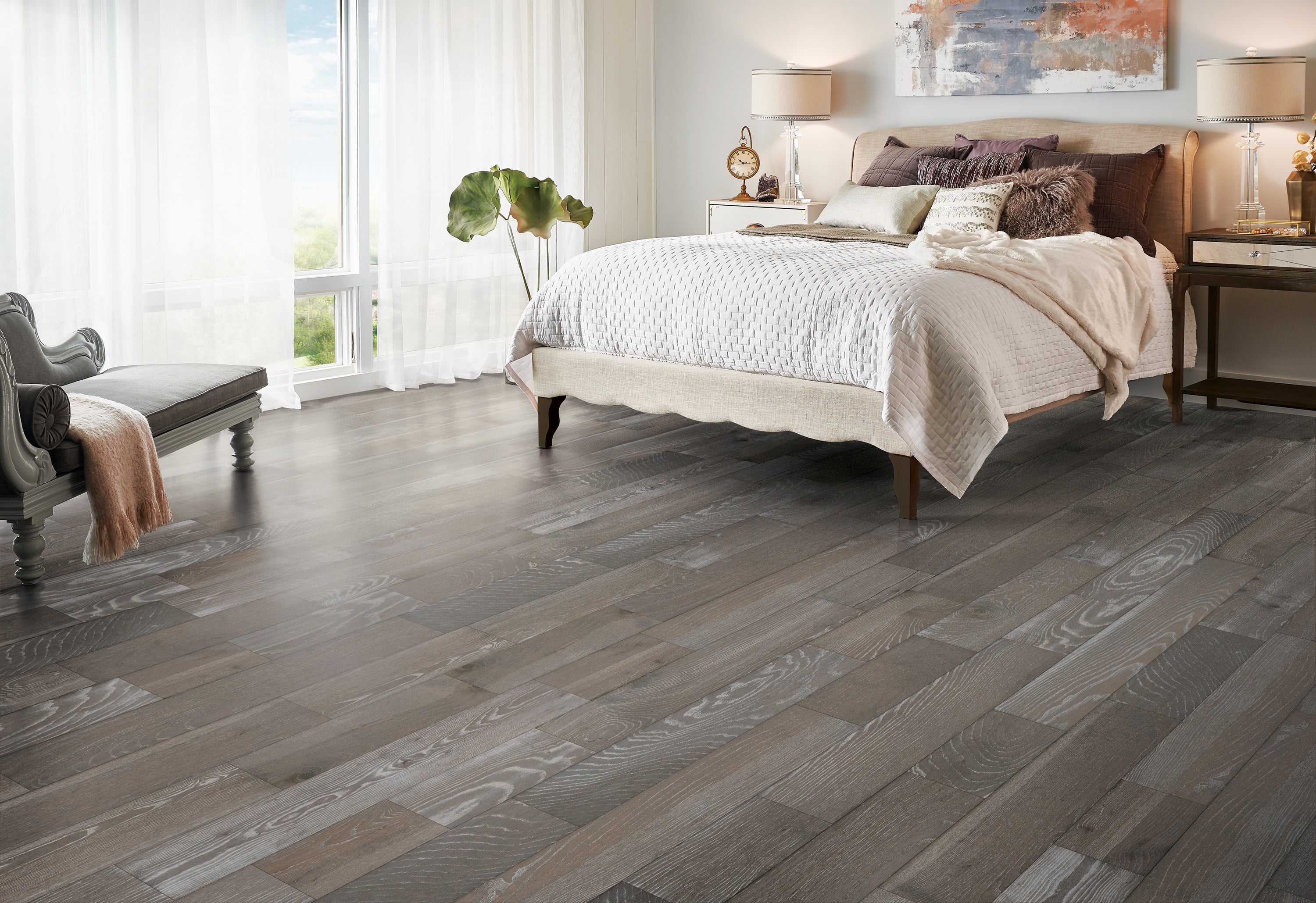 Bruce Engineered Hardwood Flooring Ash Standing Timbers Timberline Gray 6 1/2" EAPL74L17WE