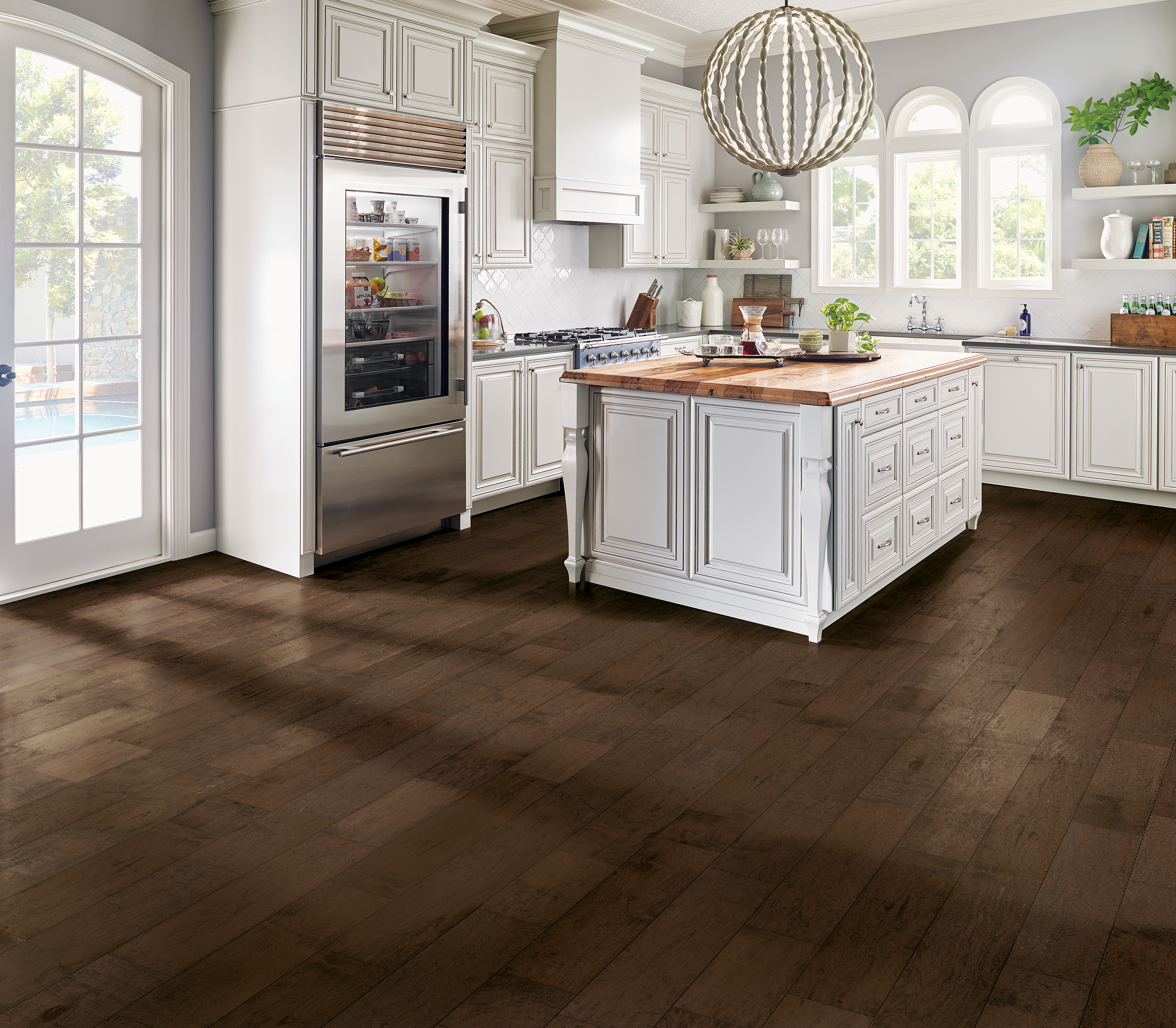 Bruce Next Frontier Collection EHNF72L08HEE Steeple Spice 6.5 inch x 10-48 inch Hickory Engineered Hardwood Flooring (39.5 SF/Box)