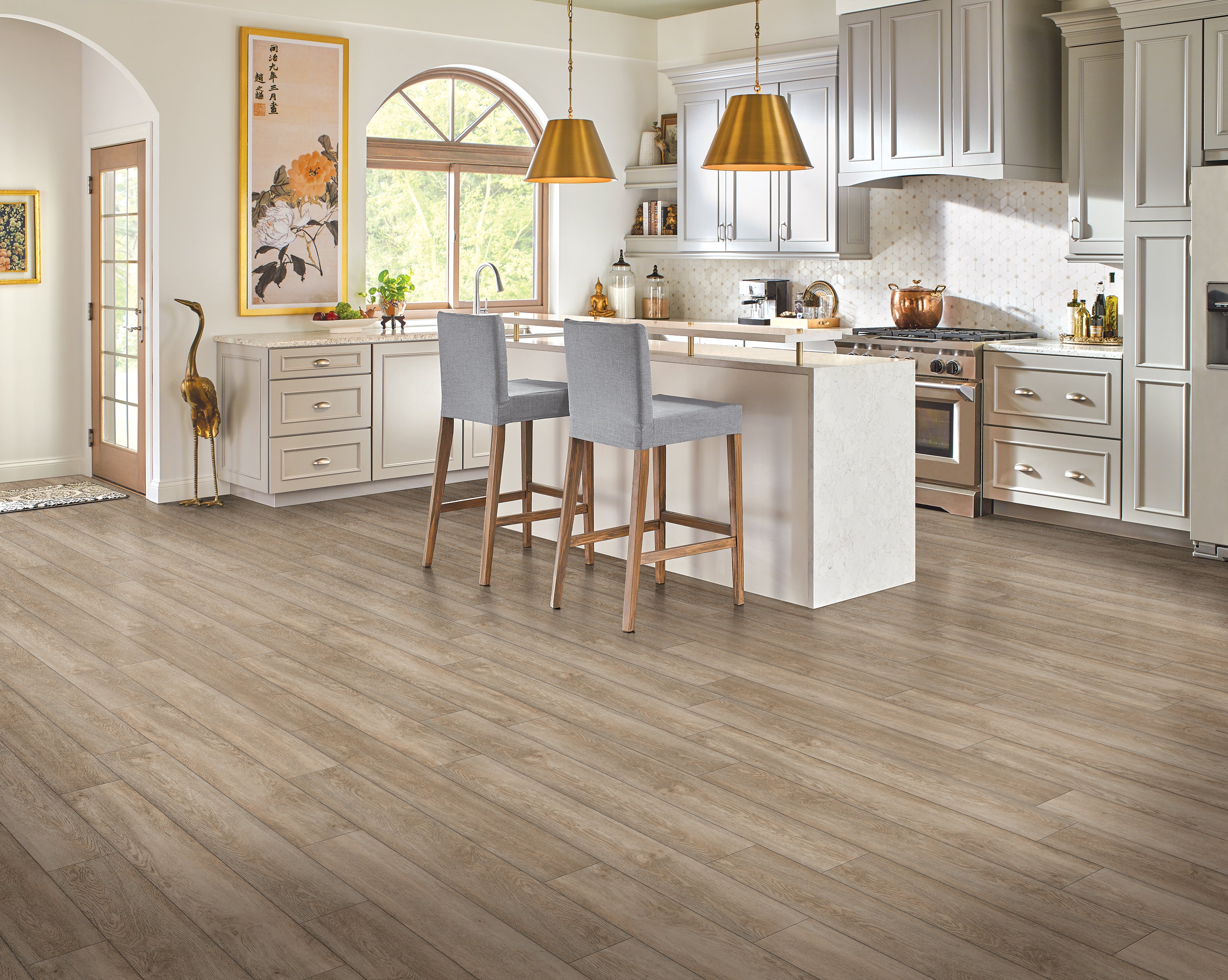 Bruce Rigid Core LifeSeal RFHY70L07E Oasis Tan 7.09" x 60" White Oak Rigid Core (29.53 SF/Box)