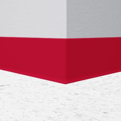 Roppe Red 186 - 6" x 120' - 700 Series Wall Base