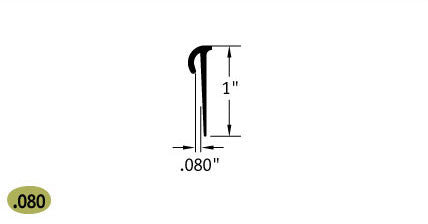 Tarkett / Johnsonite SCC-XX-D Cove Cap Cove Cap for .080" 300' LF/Box (25 pieces per box)