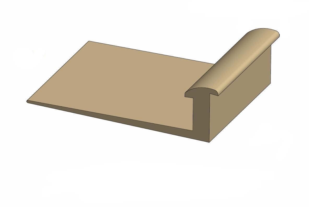 Tarkett / Johnsonite SLT-XX-F Slim Line Transition 1/4" to 3/8" 300' LF/Box (25 pieces per box)