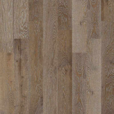 Shaw Castlewood Oak Sw485-00514 Drawbridge 7.48" Wide X Random Lengths Engineered Wire Brushed White Oak Hardwood Flooring (31.09 Sf/Box)