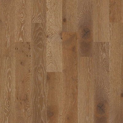 Shaw Castlewood Oak Sw485-00986 Trestle 7.48" Wide X Random Lengths Engineered Wire Brushed White Oak Hardwood Flooring (31.09 Sf/Box)