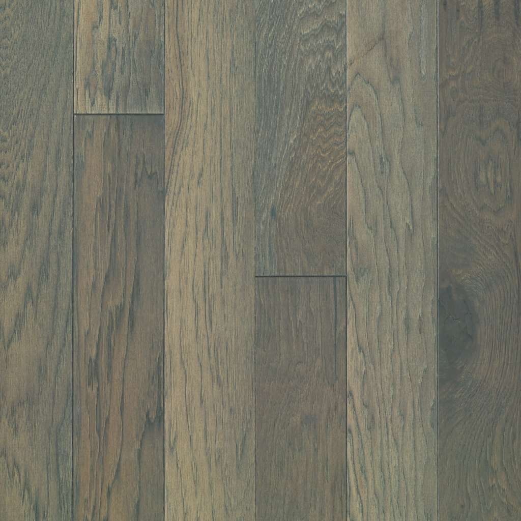 Shaw Northington Brushed Sw670-05054 Greystone 4.94" Wide X Random Lengths Engineered Wire Brushed Hickory Hardwood Flooring (19.72 Sf/Box)