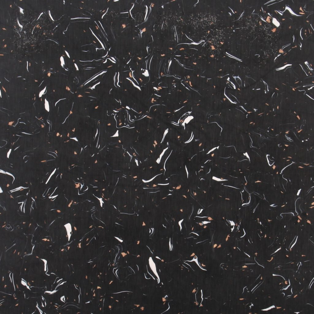 Roppe ReNew SafeTcork Solid Vinyl Tile Black 24" x 24" (80 SF/Box)