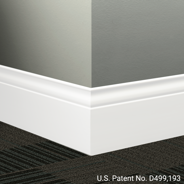 Tarkett / Johnsonite Millwork Inflection 5-1/4" 176 Brass 5.25" x 8' by 3/8" (48 LF/box)