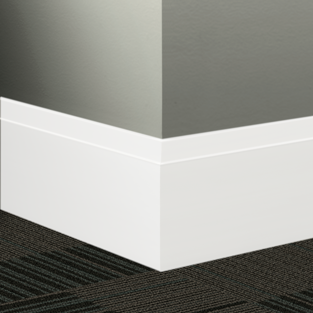 Tarkett / Johnsonite Millwork Equinox 4-1/2" VK7 Mt Rainier 4.25" x 8' by 3/8" (40 LF/box)