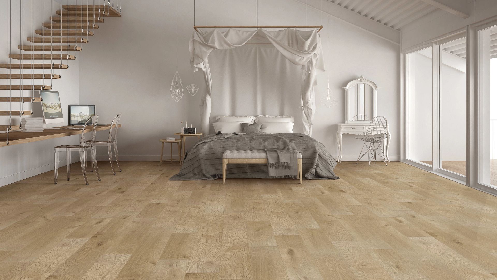 COREtec Pronto Oak Vinyl Plank Flooring VV675-05018 LVP Scratchless 9" x Varying Length (21.79 SF/Box)