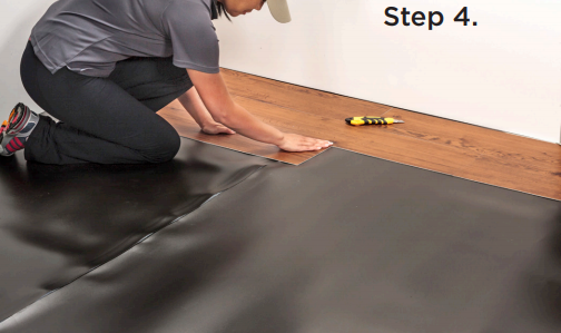 - Shaw Bravo Advanced Underlayment (200 Sq. Ft. / roll) 43" x 57' for Installation of Luxury Vinyl Flooring 330SA