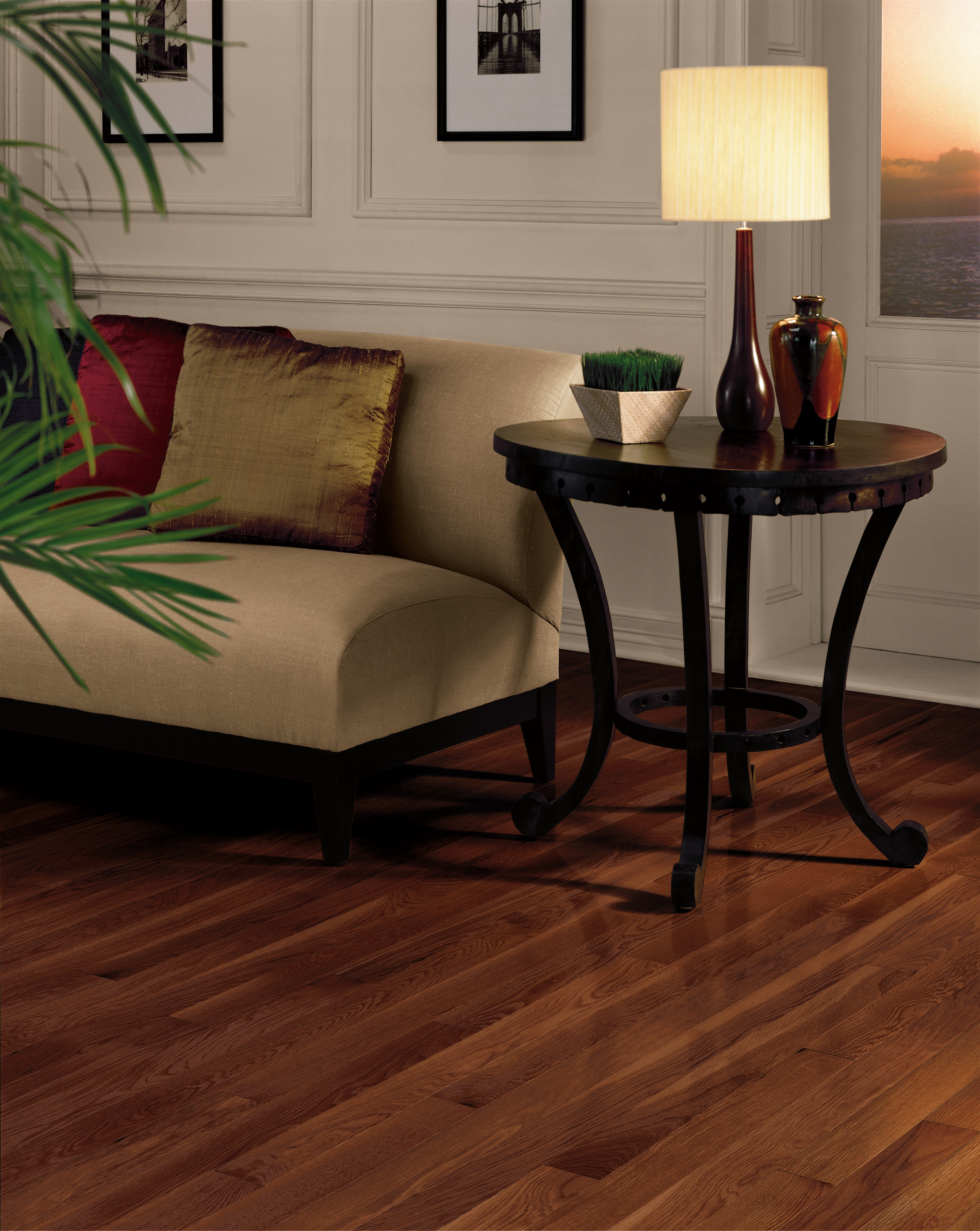 Bruce Solid Hardwood Flooring Oak Dundee Cherry 3 1/4" CB1218