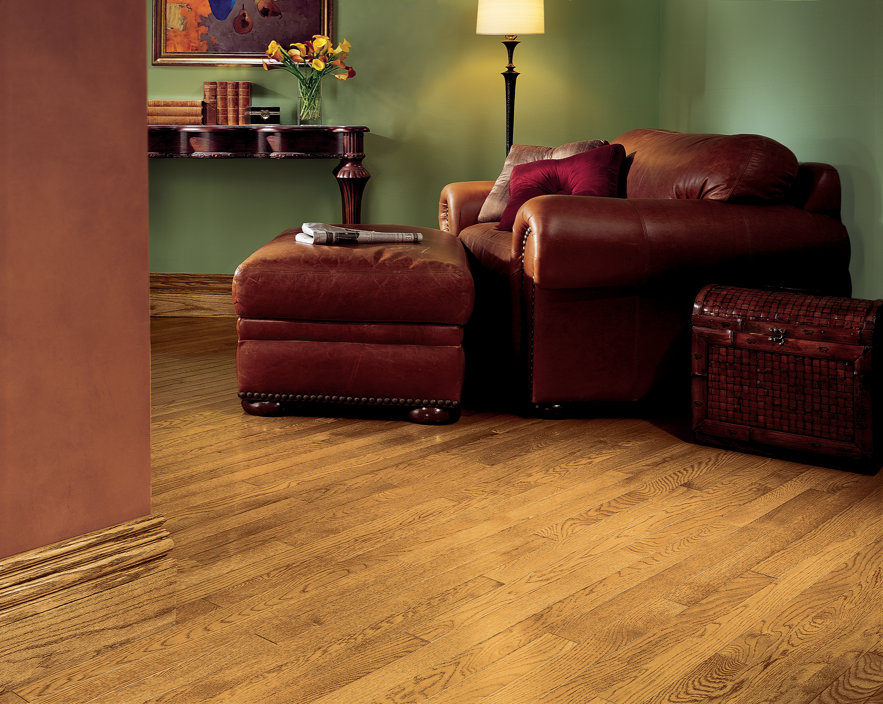 Bruce Solid Hardwood Flooring Oak Westchester Spice 2 1/4" CB422