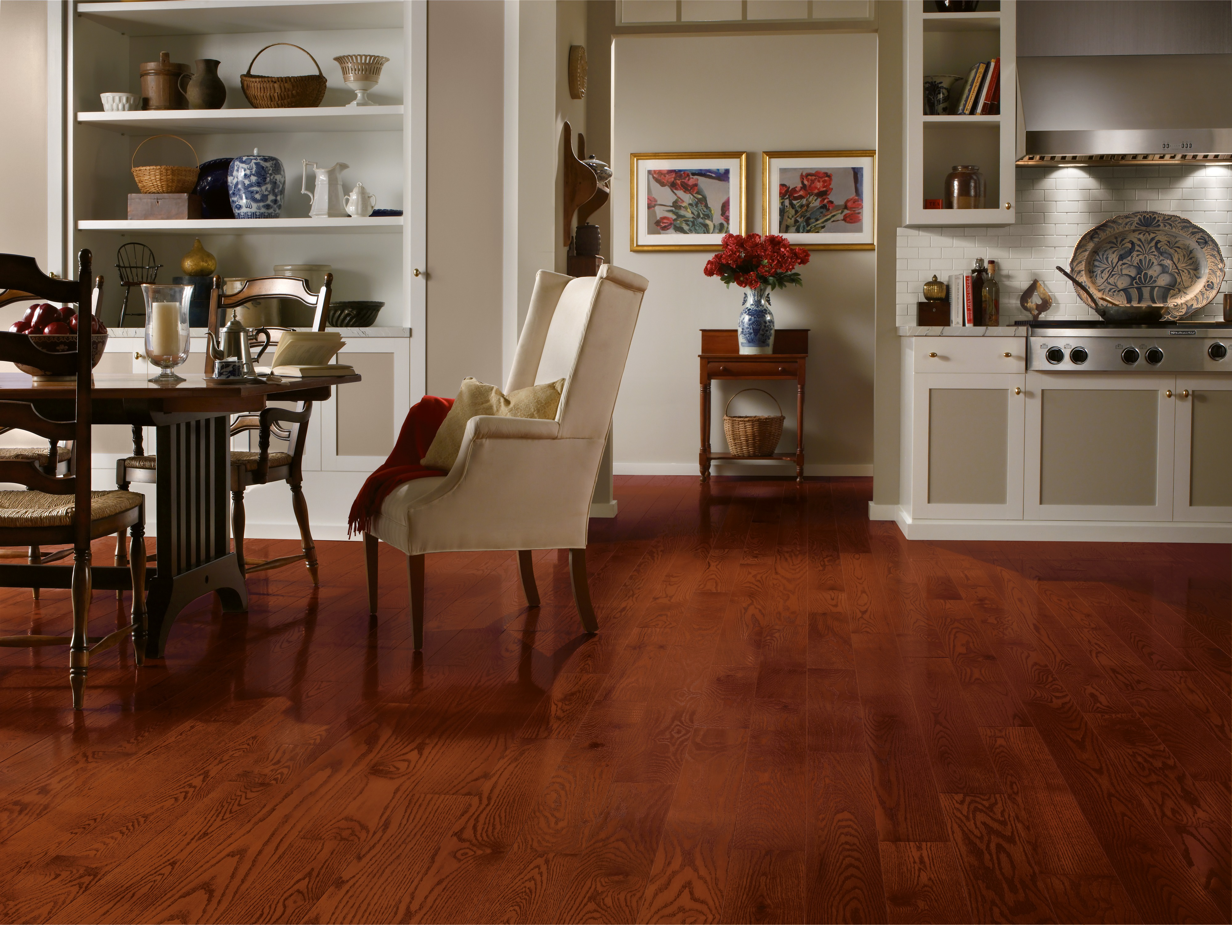 Bruce Dundee Collection CB5218 Cherry 5 inch x 8.25-84 inch Oak Solid Hardwood  Flooring (23.5 SF/Box)