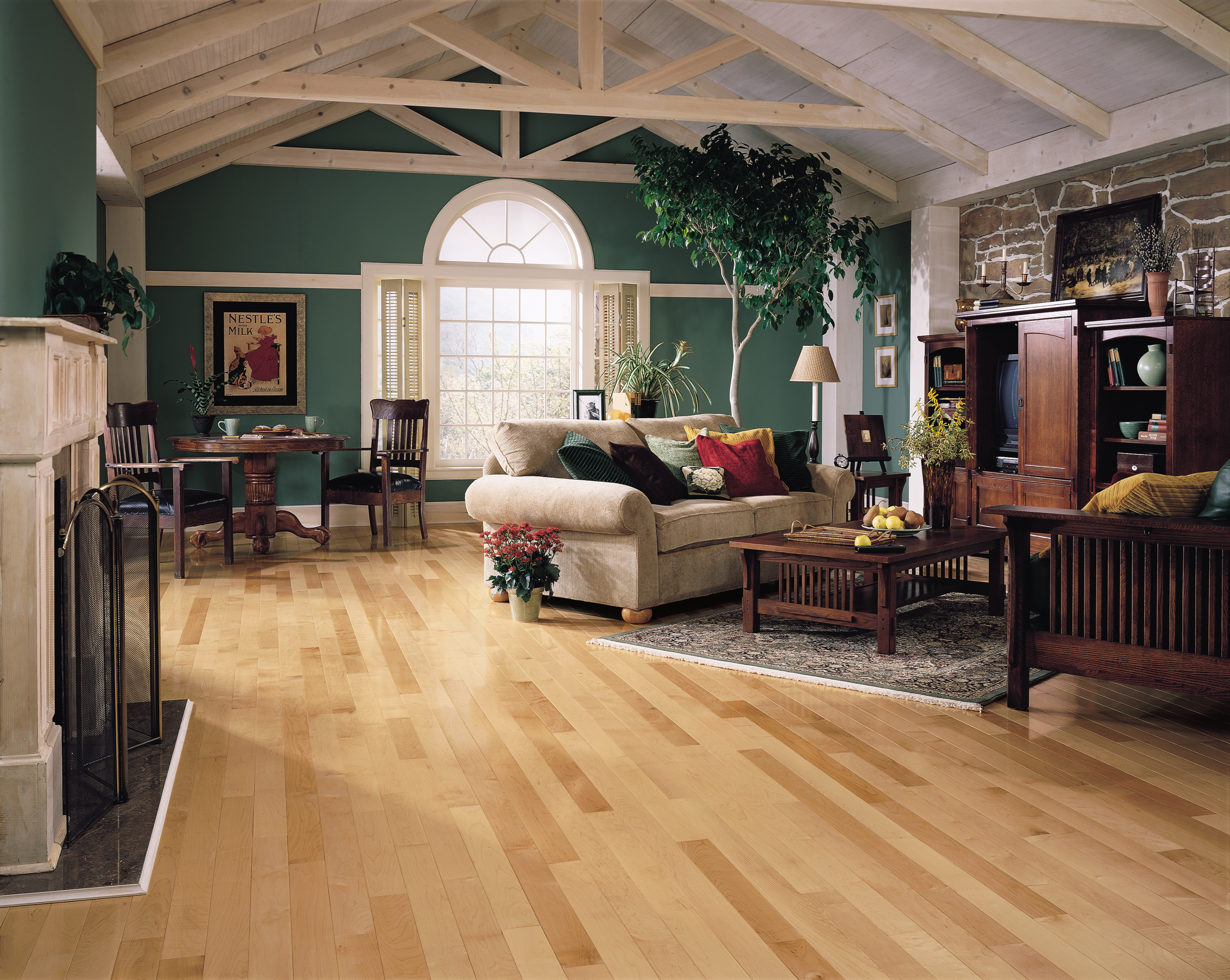 Bruce Solid Hardwood Flooring Maple Kennedale Prestige Plank Natural 3 1/4" CM3700