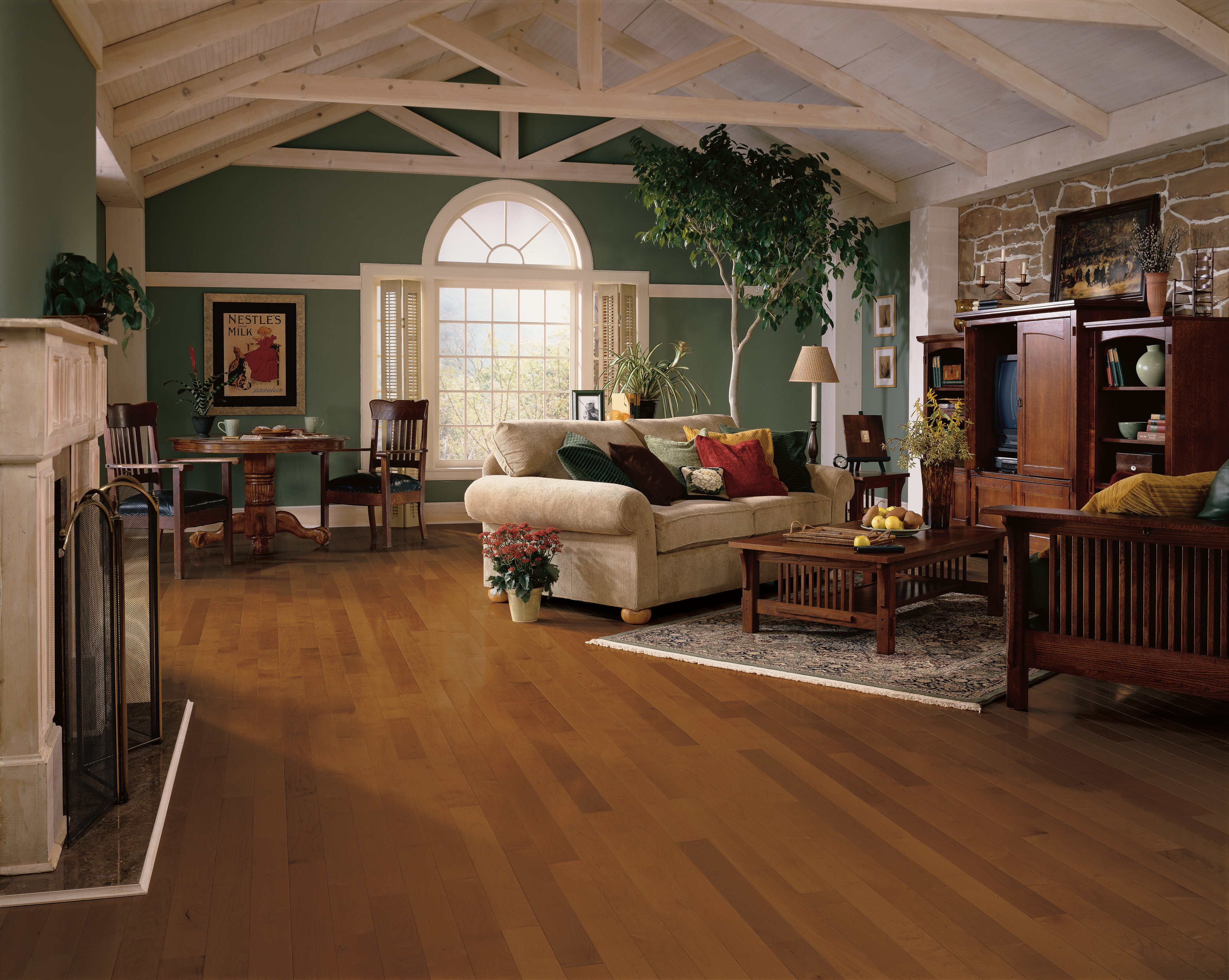 Bruce Solid Hardwood Flooring Maple Kennedale Prestige Plank Sumatra 3 1/4" CM3735