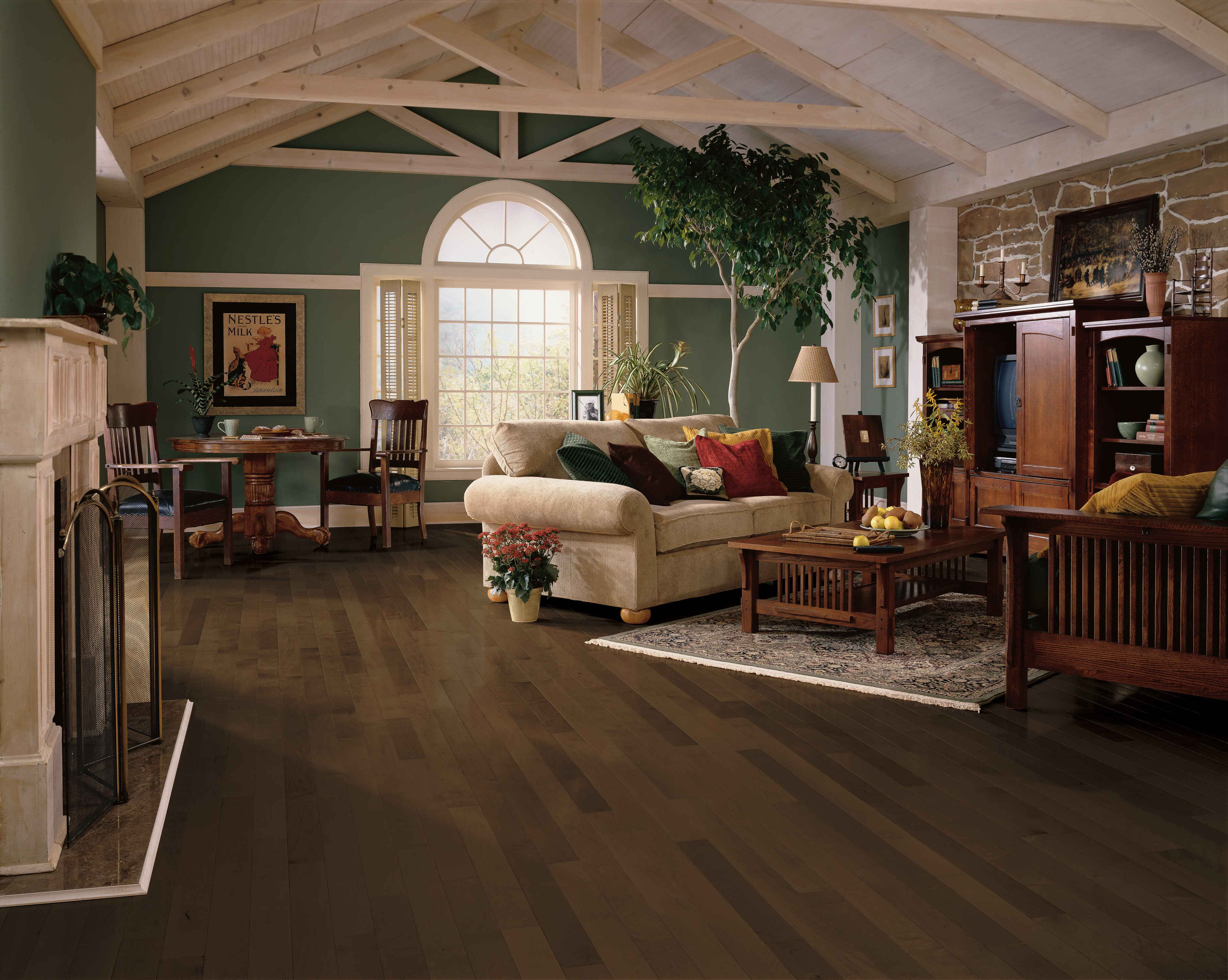 Bruce Solid Hardwood Flooring Maple Kennedale Prestige Plank Cappuccino 3 1/4" CM3745