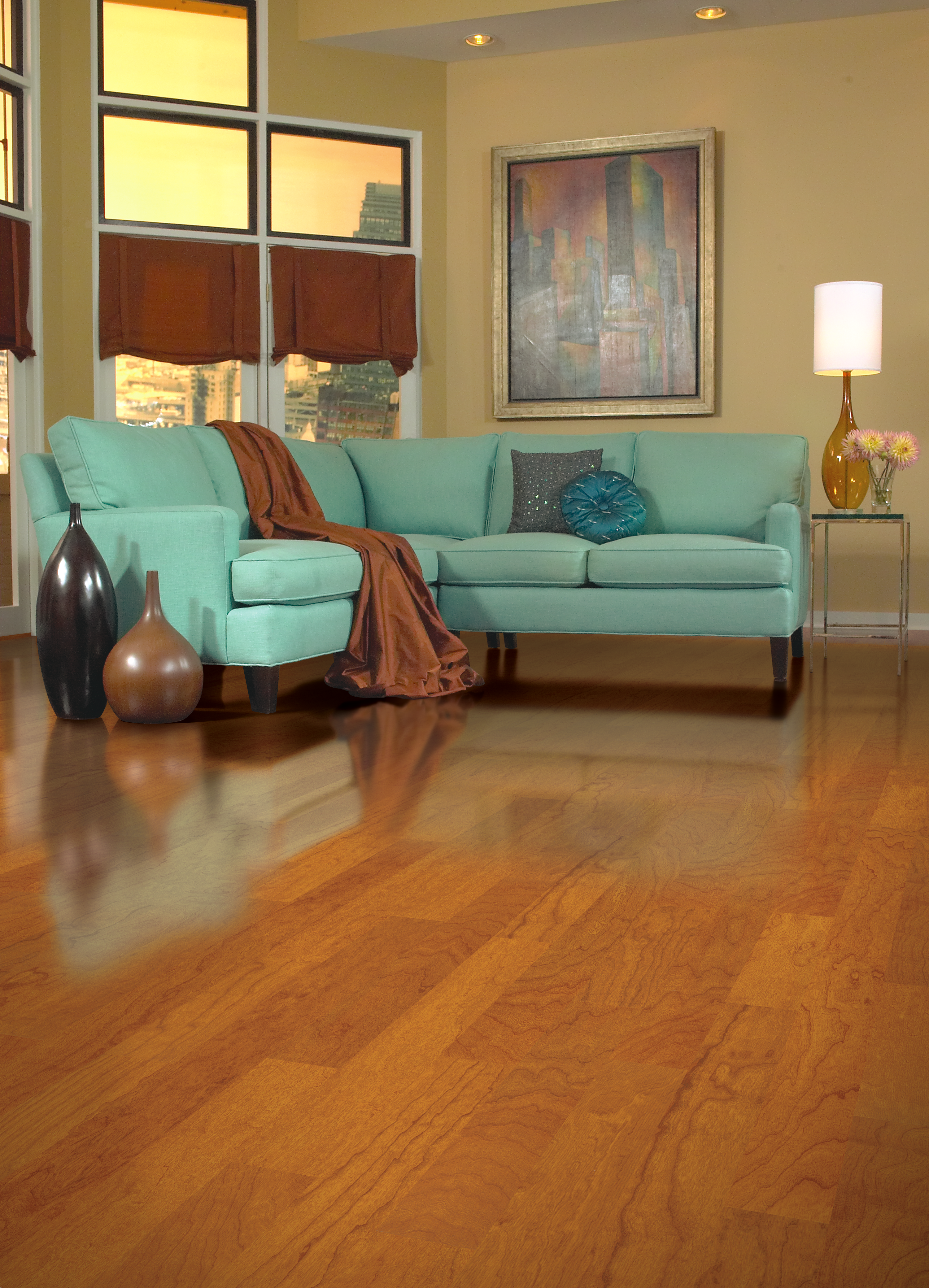 Bruce Engineered Hardwood Flooring Maple Turlington American Exotics Cinnamon 3" E4333EE