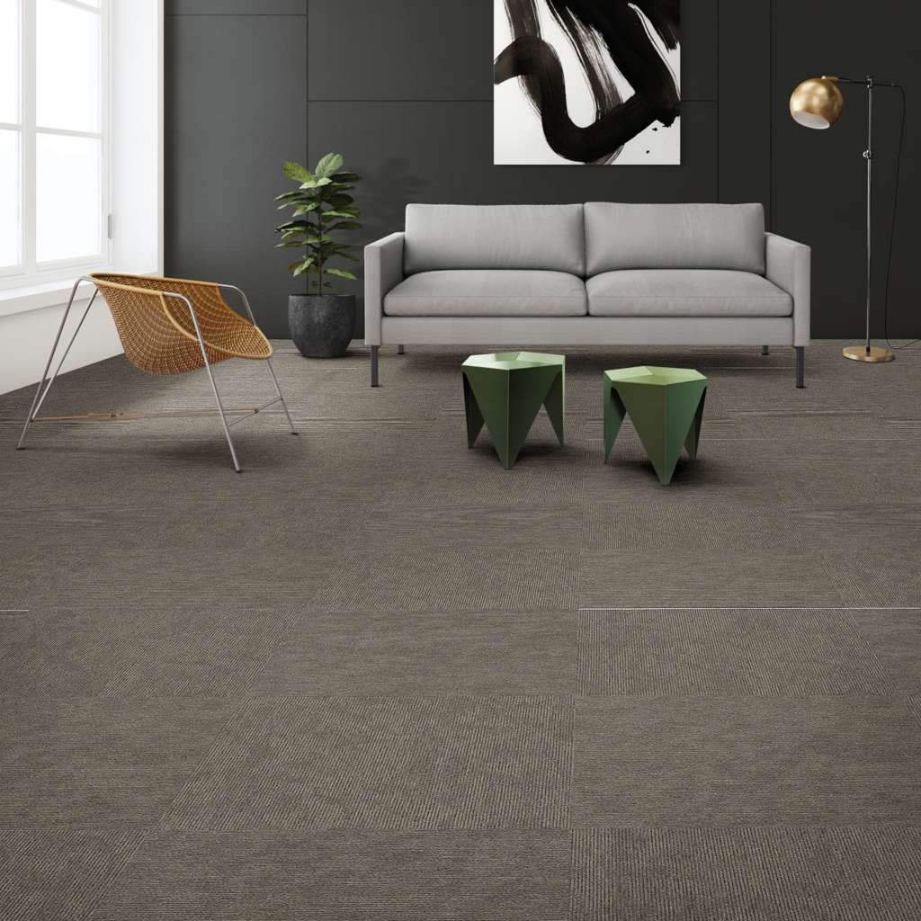 Shaw Contender 5th & Main 54956-00700 Competitor 24" X 24" Carpet Tile (80 SF/Box)